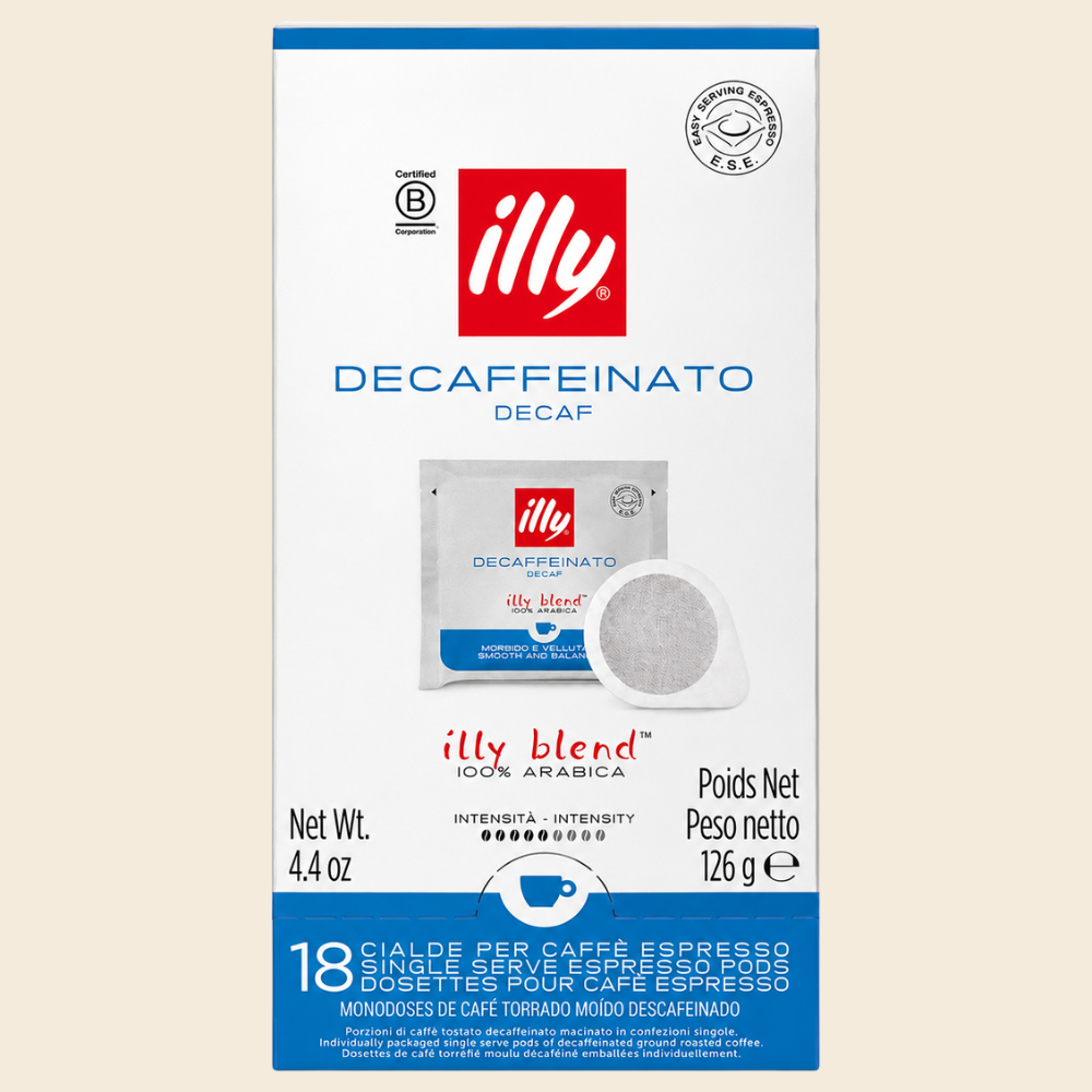 illy DECAFFEINATO ESE Pads ohne Koffein 18 Stück