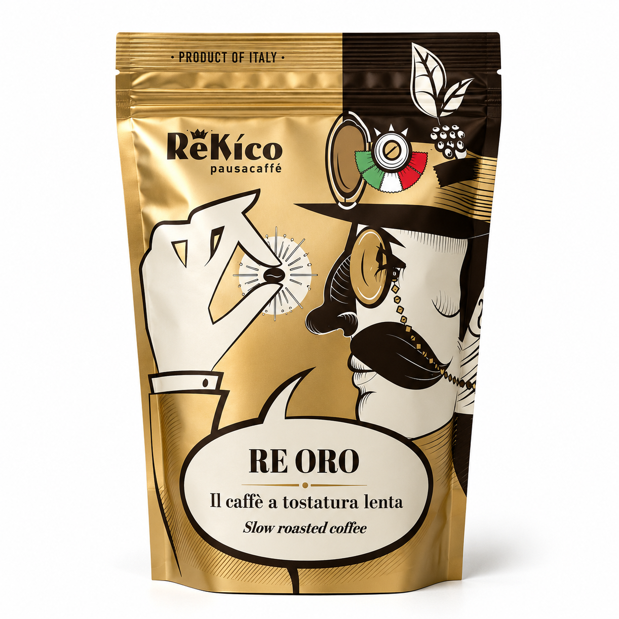 Rekico RE ORO 70% Arabica, 30% Robusta 500g ganze Bohnen