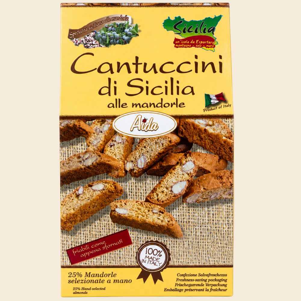 Aida Cantuccini alle Mandorle 200g – Knusprige Mandelklassiker aus Sizilien