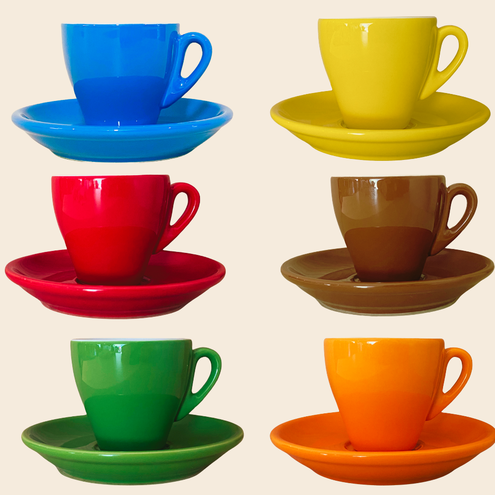 Nuova Point Milano Espressotassen bunt in 6 Farben