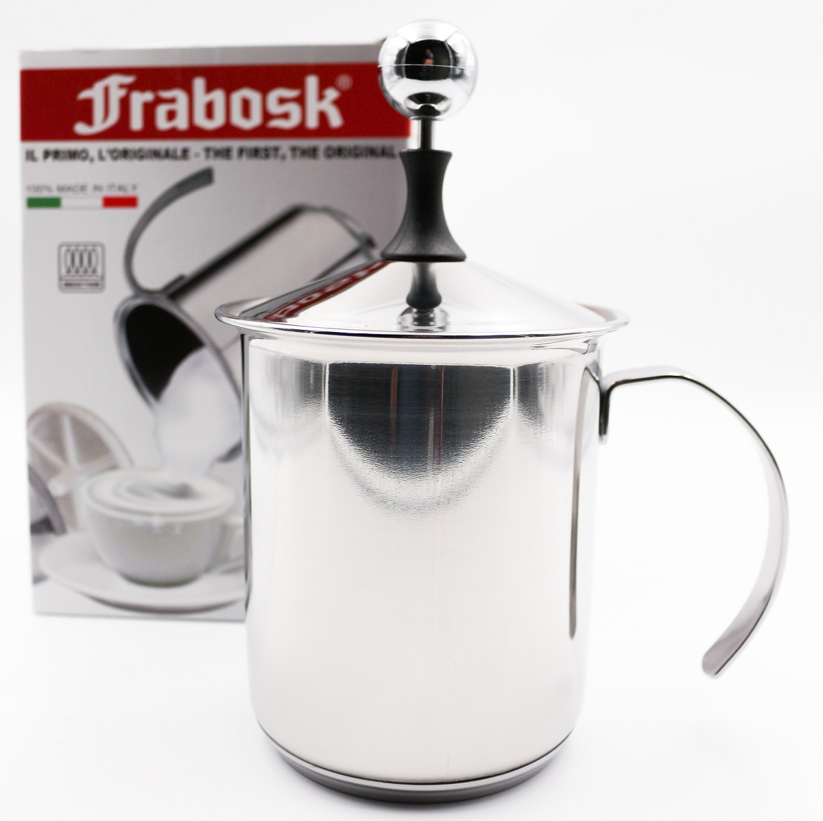 Frabosk Milchaufschäumer Milano für Induktion Edelstahl A/B Ware