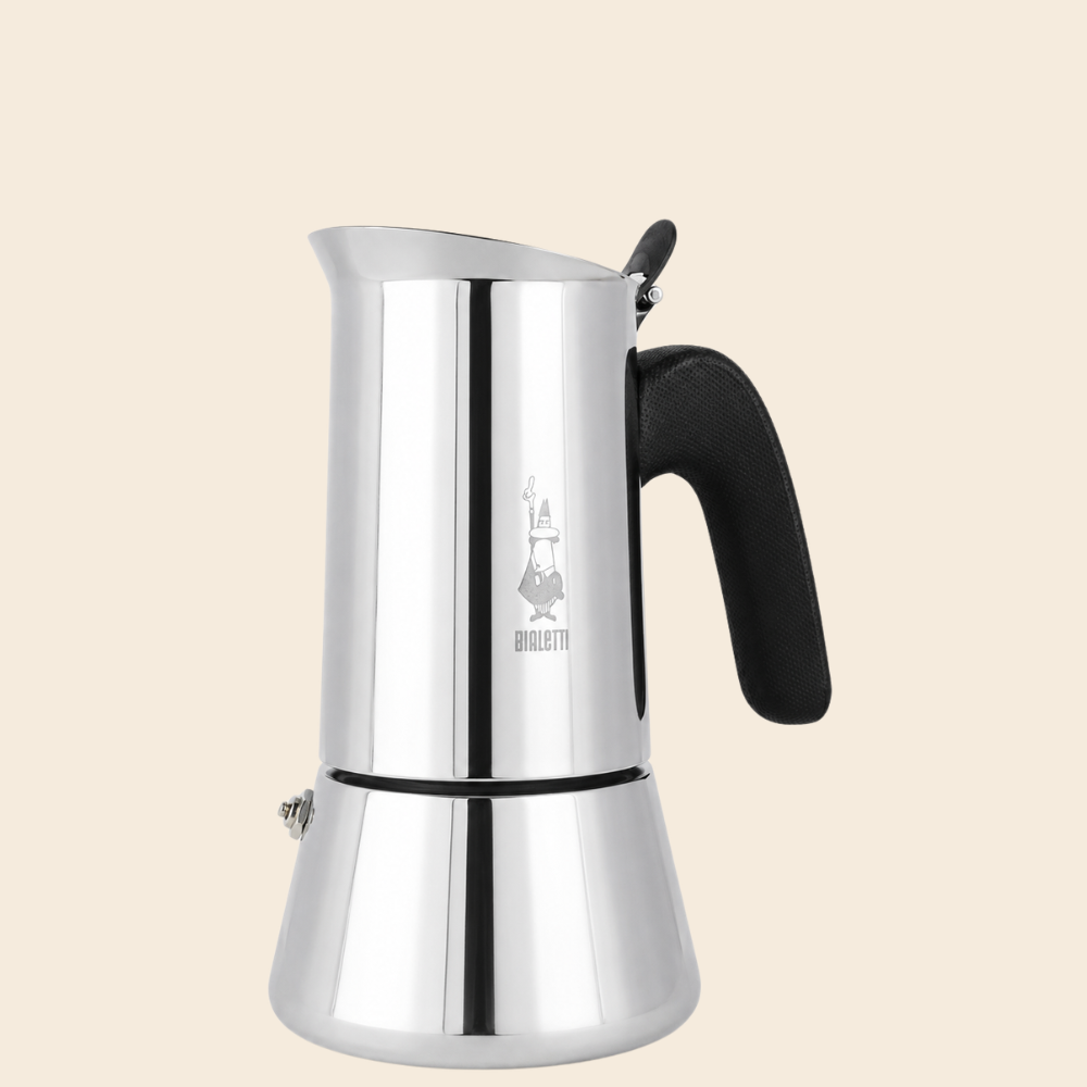 Bialetti Espressokocher Venus Herdkanne aus Edelstahl in 2,4,6 & 10 Tassen erhältlich