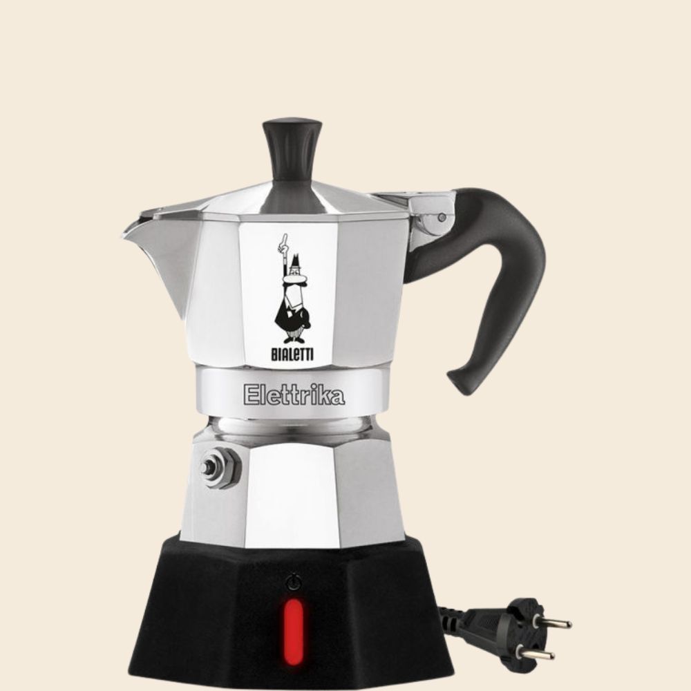 Bialetti Moka Elettrika elektrischer Espressokocher aus Aluminium
