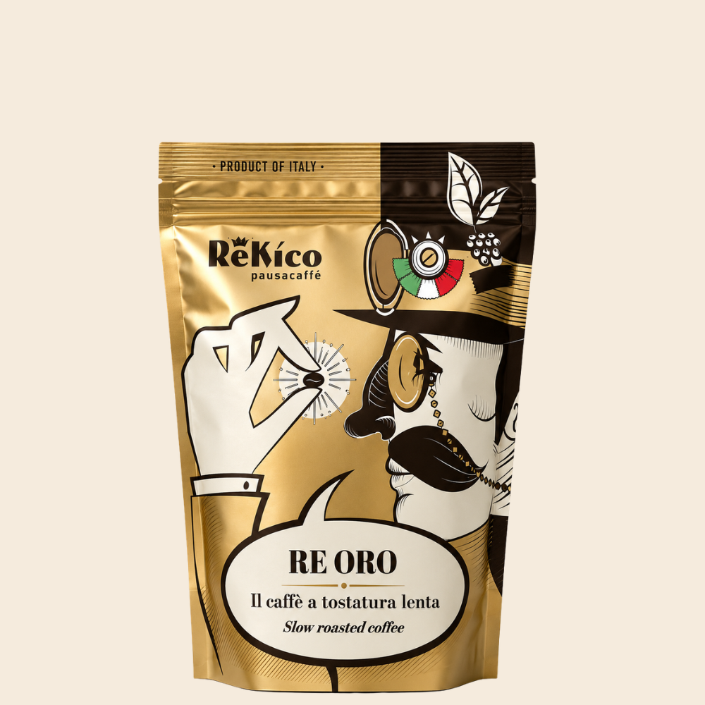 Rekico RE ORO 70% Arabica, 30% Robusta 500g ganze Bohnen