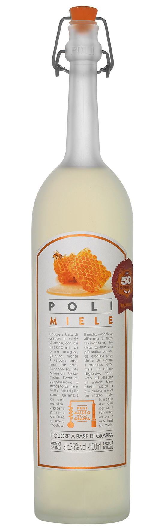 Poli Miele (Honig) Museo della Grappa Alk. 35 % Vol.
