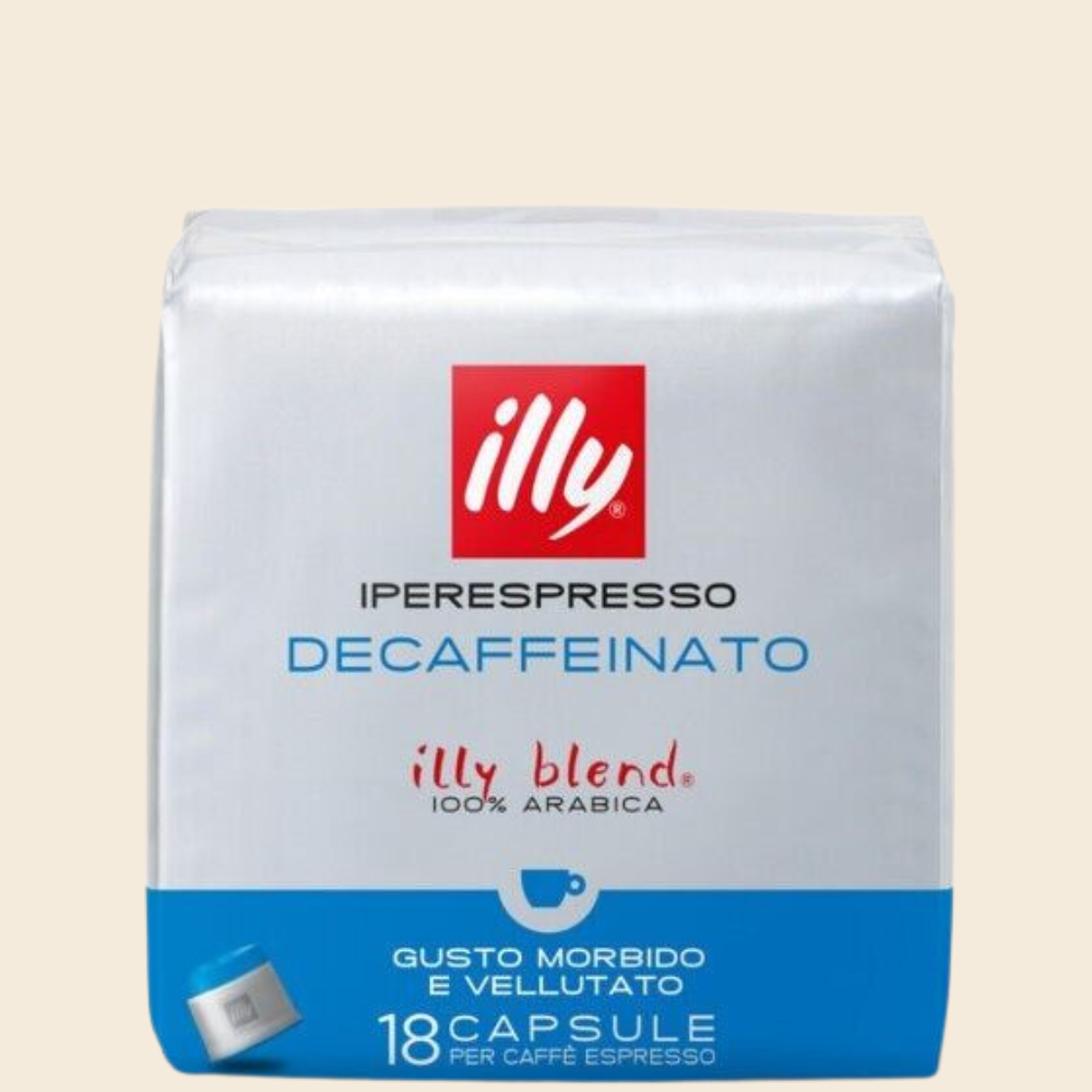 illy Iperespresso Kaffeekapseln Entkoffeiniert 6 x 18 Stück