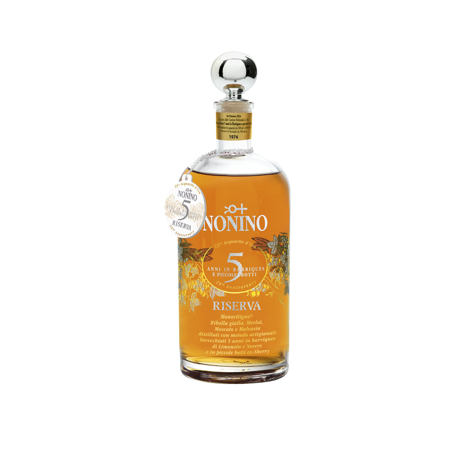 Nonino Riserva Monovitigni® ÙE 5 Jahre gereift Alk. 43 % Vol.