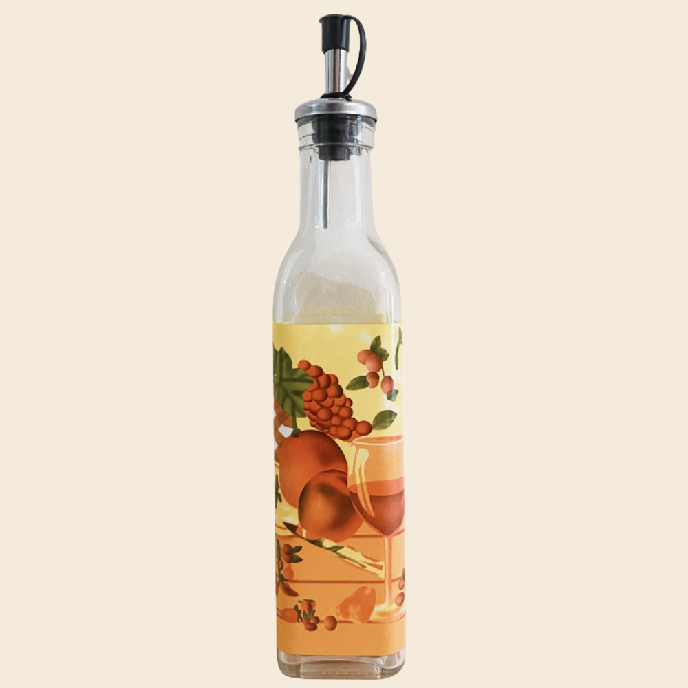 Forever EVA Ölflasche CLASSICO aus Glas mit Edelstahl Ausgießer