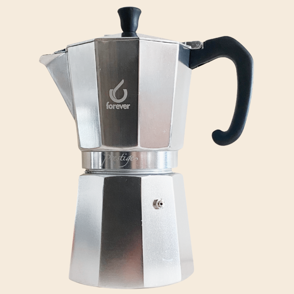 Forever Miss Moka PRESTIGE Aluminium Espressokocher 12 oder 18 Tassen