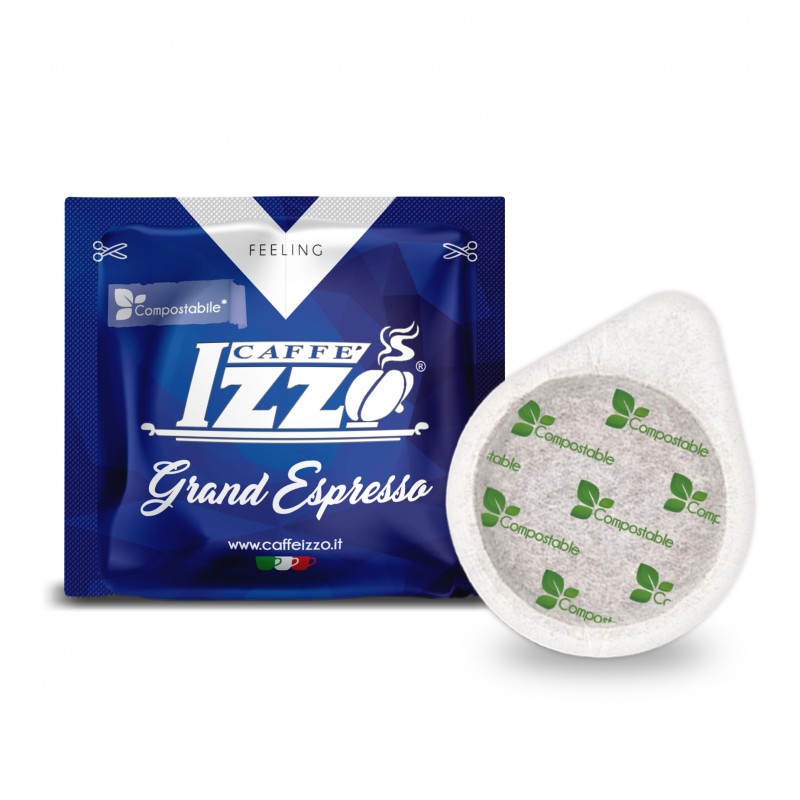 Izzo ESE Kaffeepads Grandespresso 150 Stück 95 % Arabica, 5 % Robusta