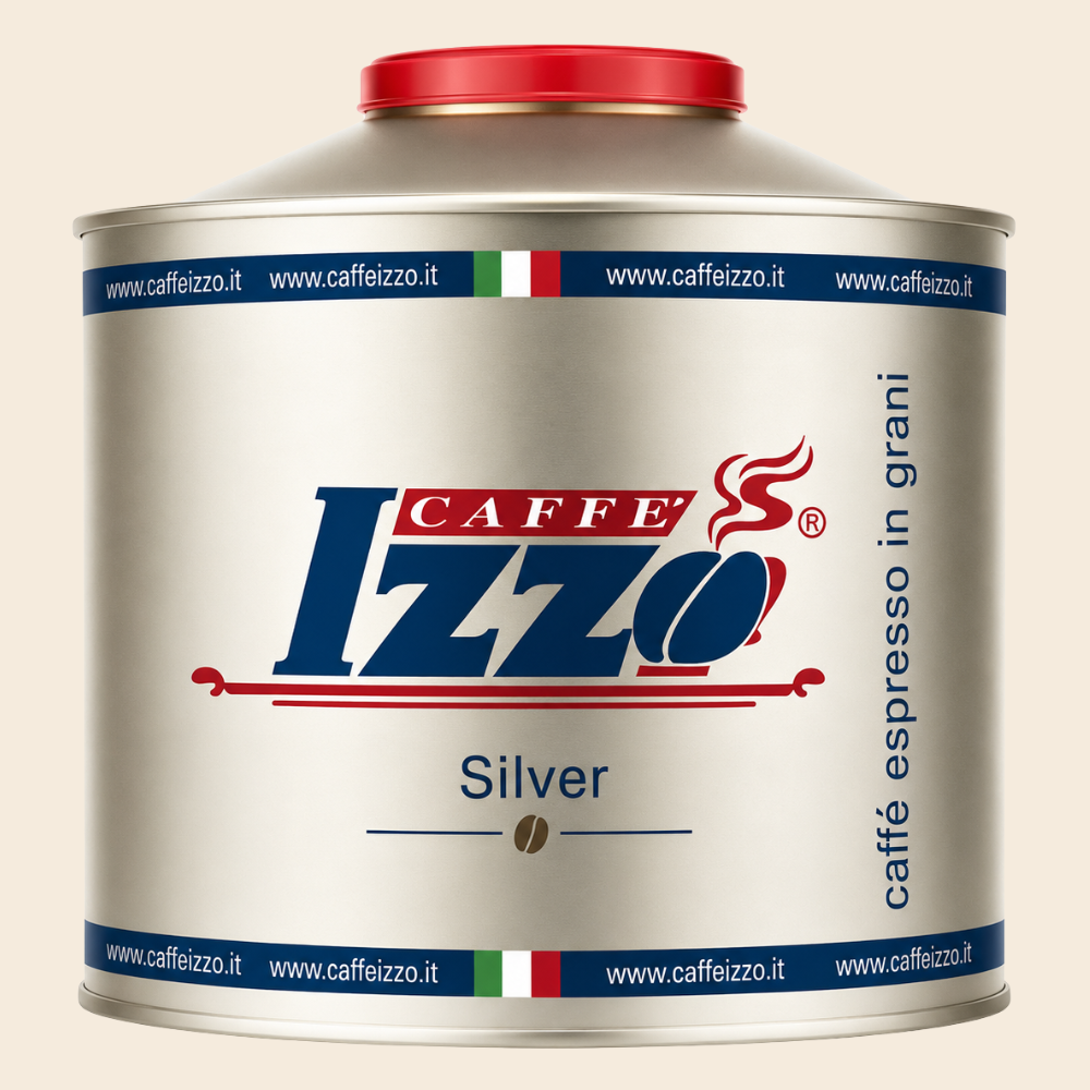 Izzo Caffè Silver Grandespresso Napoletano 1000g Bohnen in der Aromadose