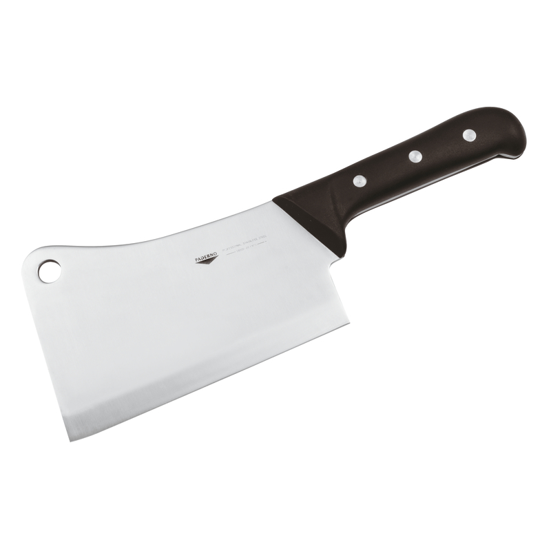 Paderno Hackbeil, Hackmesser Edelstahl 22 cm