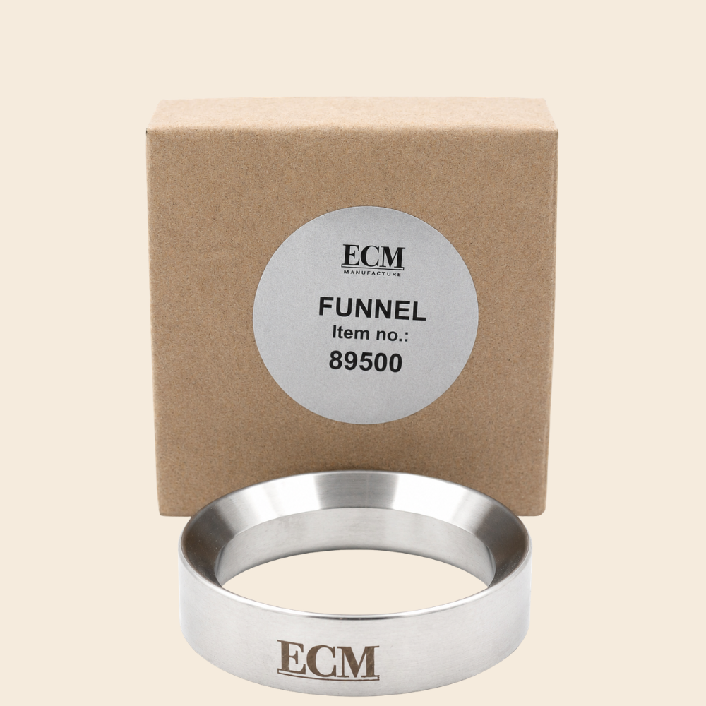 ECM Funnel, Einrieshilfe aus Edelstahl für 58-mm-Siebträger