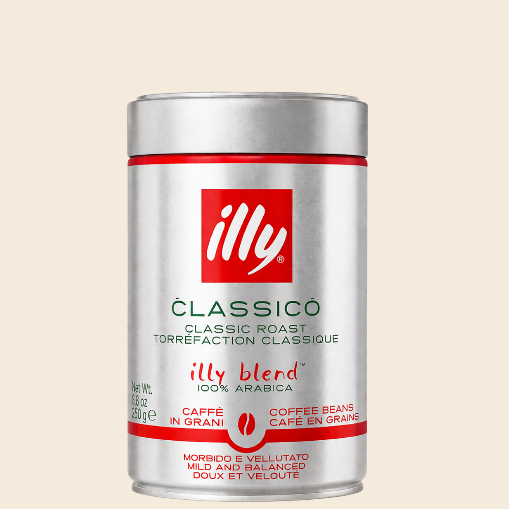illy Bohnen Classico, erhältlich in 1, 12 oder 24 Dosen
