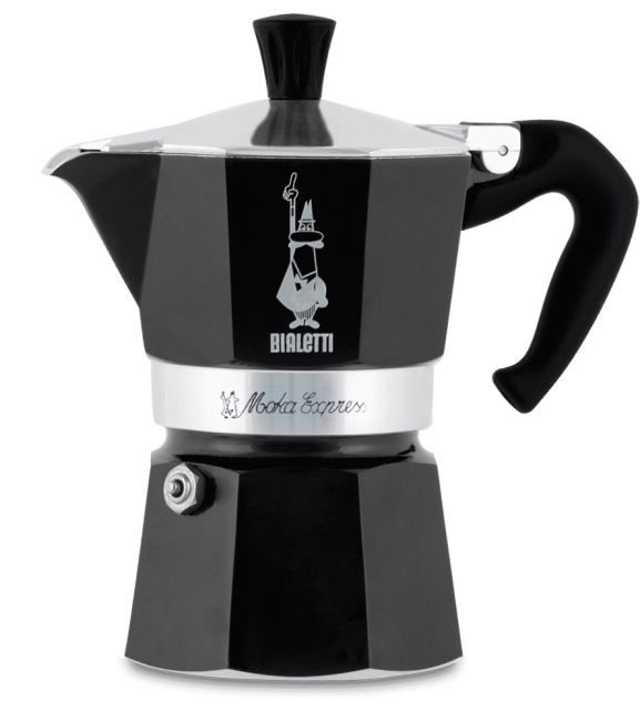 Bialetti Espressokocher Moka Express schwarz