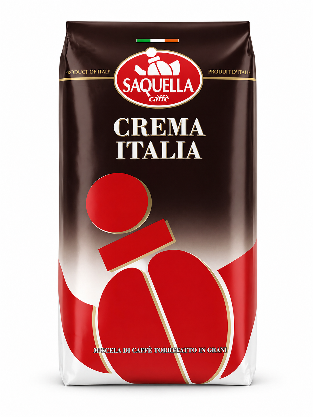 Saquella Crema Italia 1000g ganze Bohnen