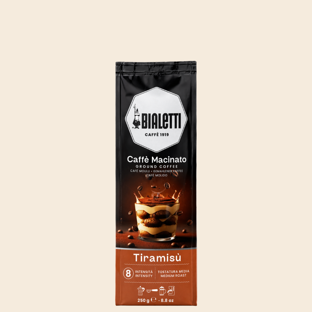 Bialetti Perfetto Moka Tiramisu gemahlen 250 g