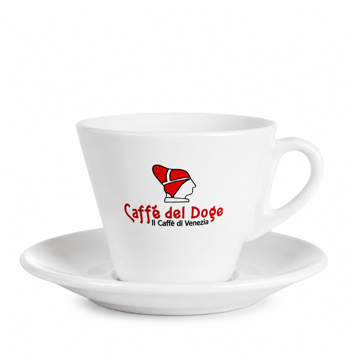 Caffè del Doge Rizzardini Cappuccinotasse weiß 180 ml - 6 Tassen