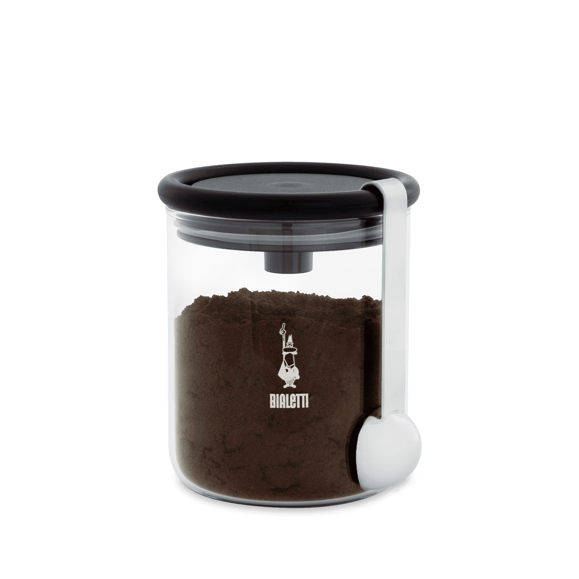 Bialetti Barattolo Kaffeedose Aufbewahrungsglas für gemahlenen Kaffee 2 tlg.