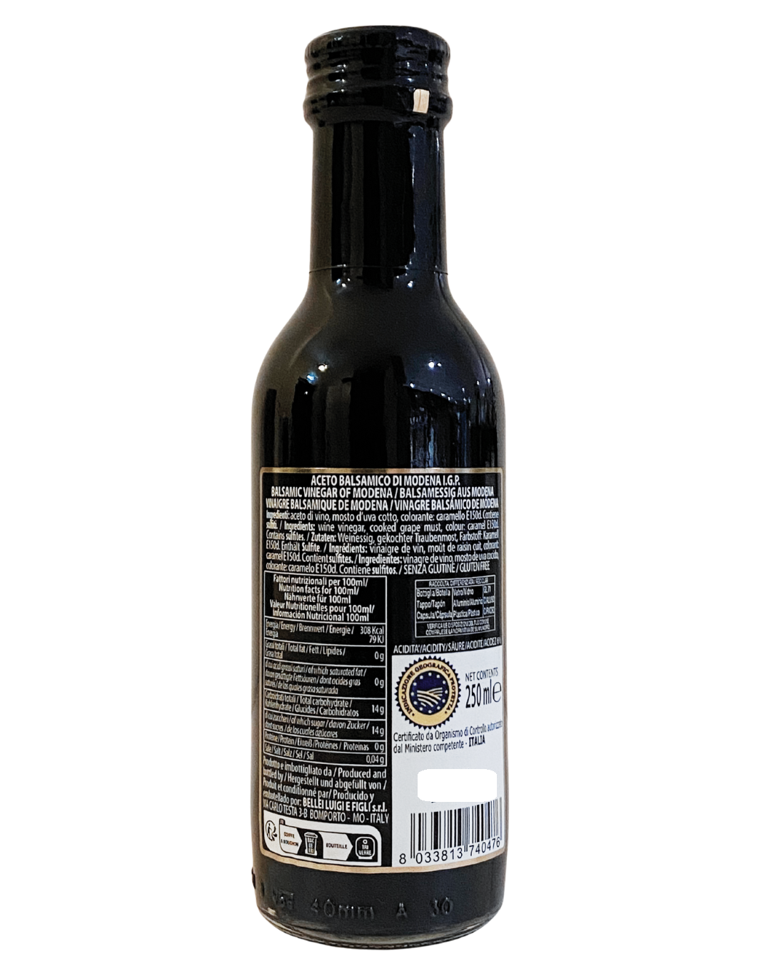 Bellei Villa Edda Aceto Balsamico di Modena IGP 250ml