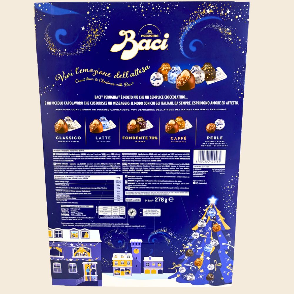 Baci Perugina Adventskalender mit 24 Türchen - 278g