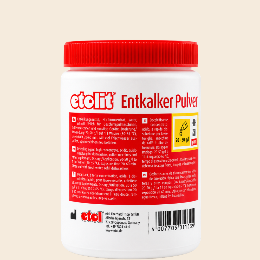 Etolit Entkalker Pulver Dose 1000g