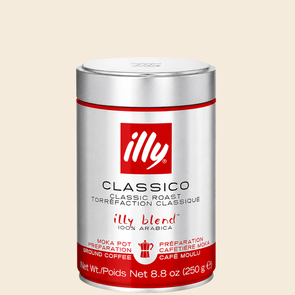 illy gemahlen Classico Moka erhältlich in 1, oder 12 Dosen