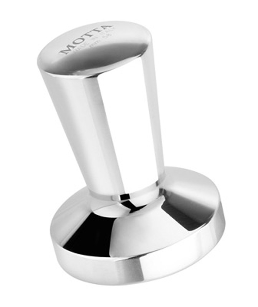 Motta Tamper Aluminium poliert plan 58 mm