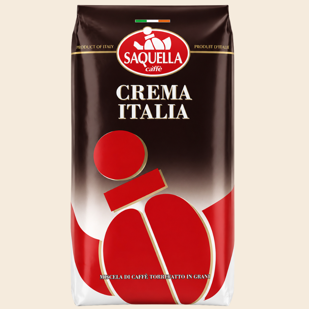 Saquella Crema Italia 1000g ganze Bohnen