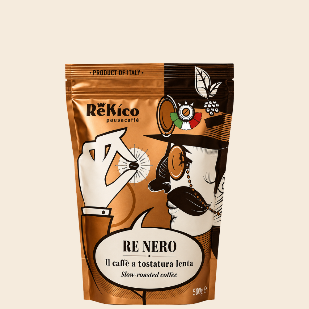 Rekico RE NERO 50% Arabica, 50% Robusta 500g ganze Bohnen