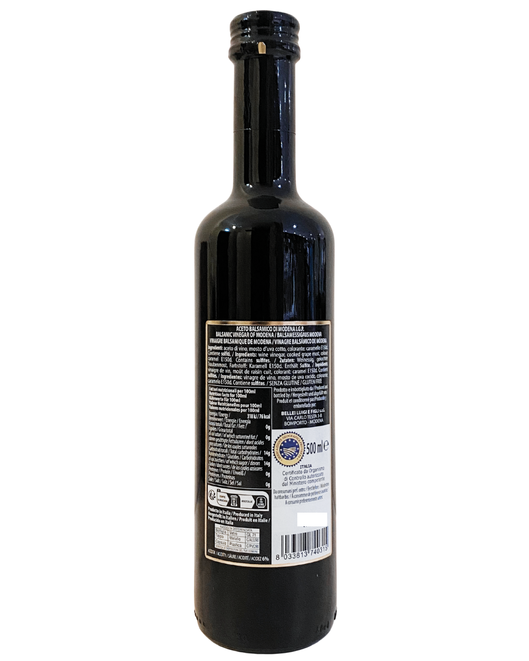 Bellei Villa Edda Aceto Balsamico di Modena IGP 500ml
