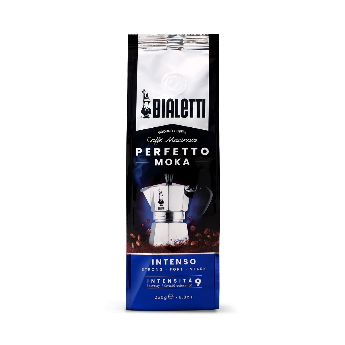 Bialetti Perfetto Moka gemahlen INTENSO - stark 250g