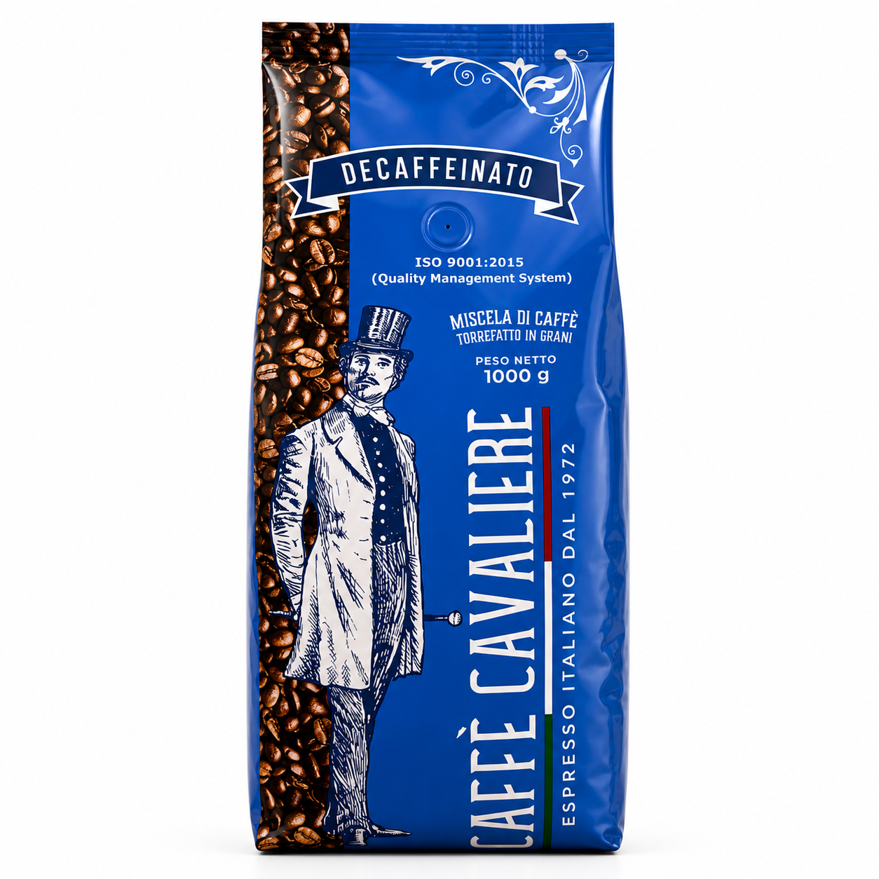 Caffè Cavaliere Miscela Light Decaffeinato ohne Koffein 1000g