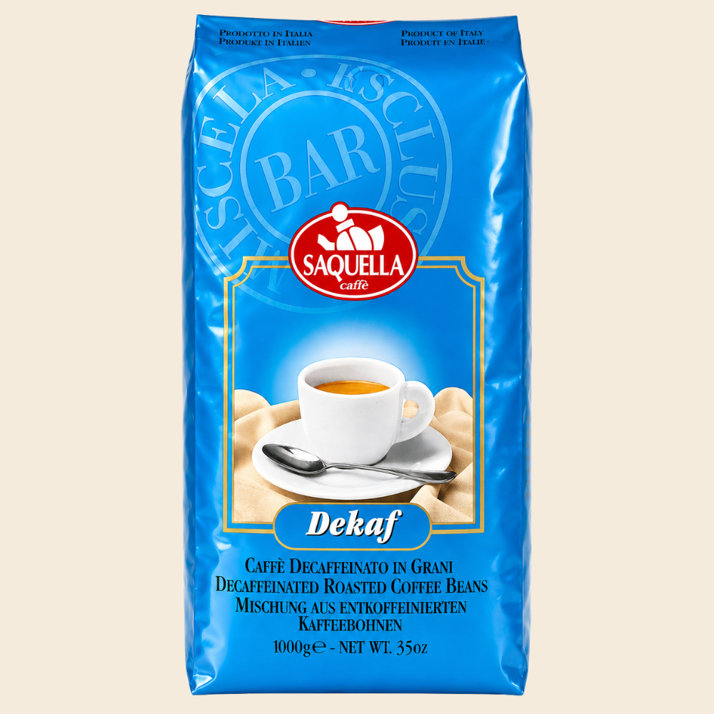 Saquella Dekaf 1000g ganze Bohnen ohne Koffein