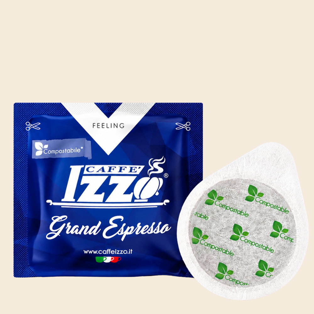 Izzo ESE Kaffeepads Grandespresso 150 Stück 95 % Arabica, 5 % Robusta