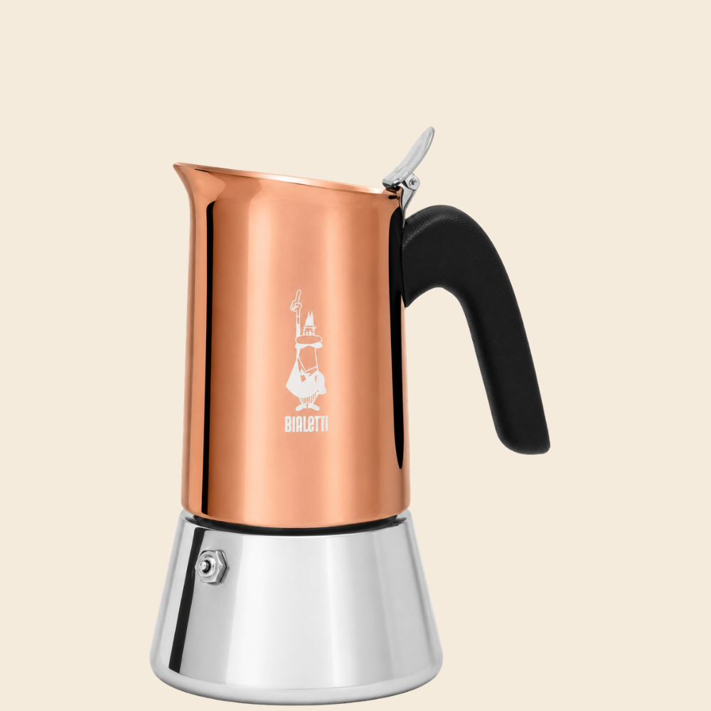 Bialetti Espressokocher Venus kupfer Herdkanne in 2, 4 & 6 Tassen erhältlich