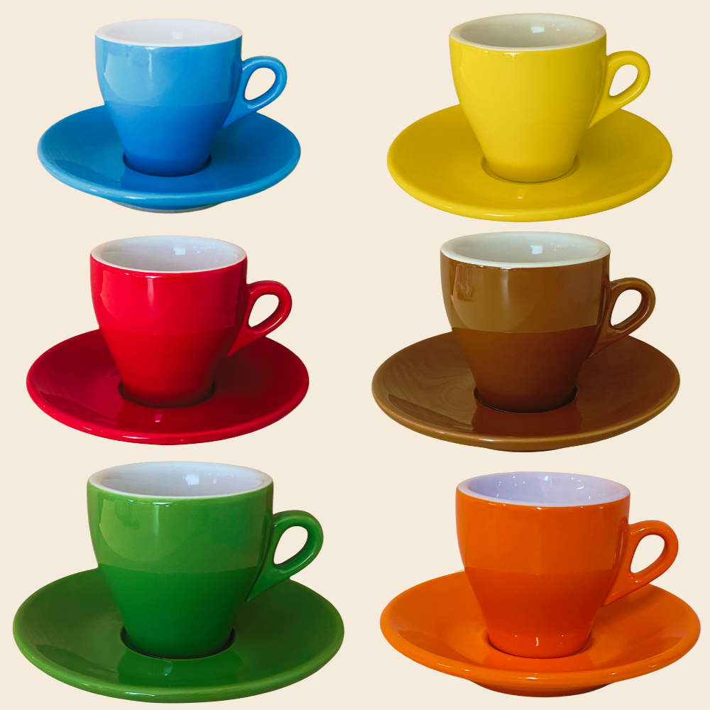Nuova Point Milano Kaffeetassen bunt in 6 Farben
