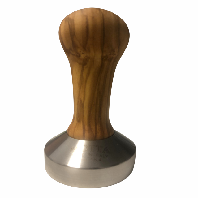 Motta Tamper mit Olivenholz Griff 58,4 mm plan