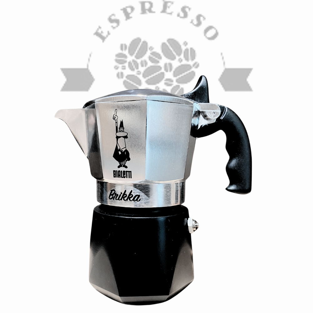 Bialetti Espressokocher Brikka Herdkanne für 2 oder 4 Espressotassen