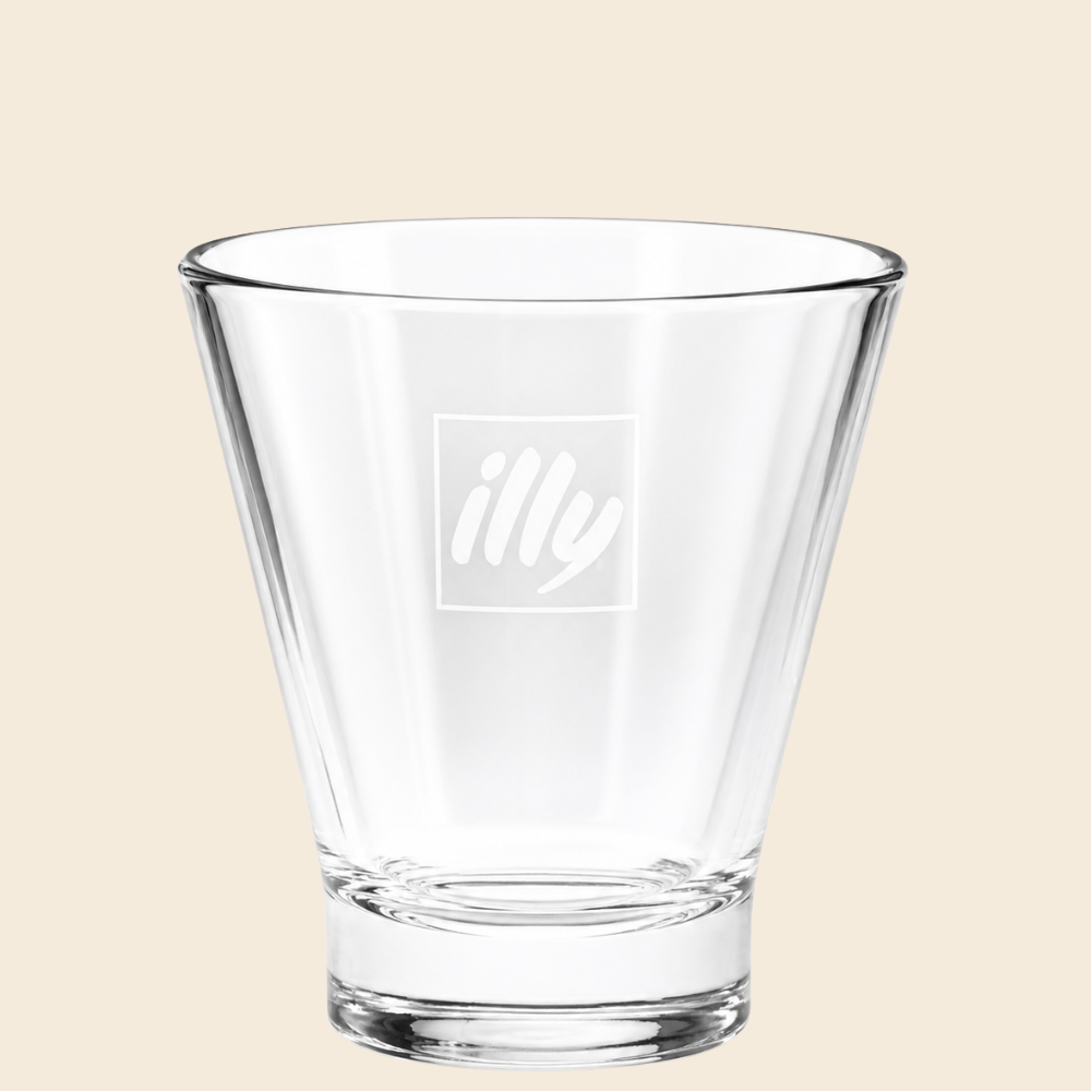 illy original Logo Marocchino und Espressoglas 6 Stück - 60ml