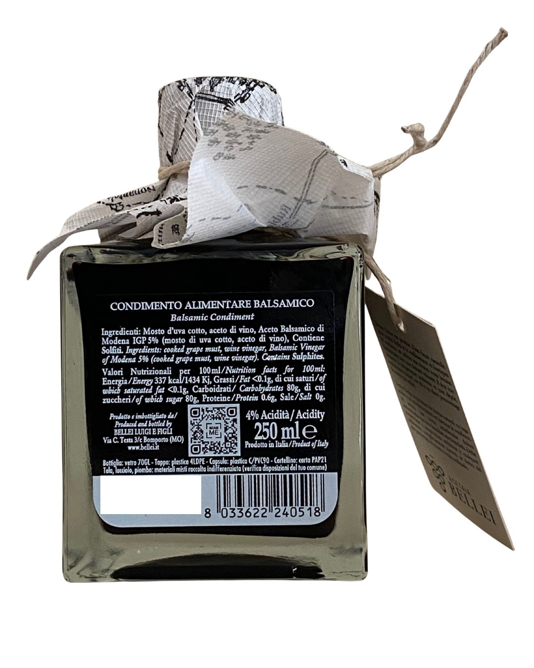 Bellei Sua Maestà Denso Dolce 15 Jahre in Holzfässer gereift 250ml