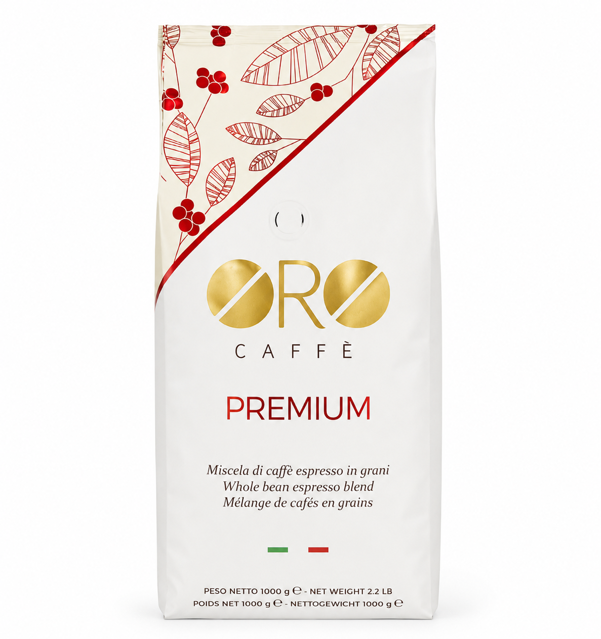 ORO Caffè Premium Bar Blend 1000g ganze Bohnen